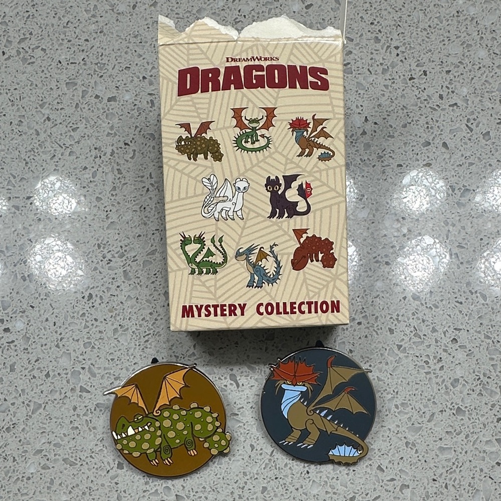 Epic Universe- How Train Your Dragon Mystery Pins - 2